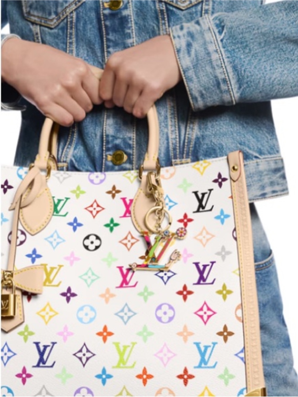 Louis Vuitton Multicolor LV Charm Keychain - Picture 5 of 5